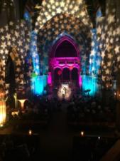 Christmas Lighting at Leicester Cathedral