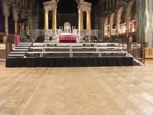 Choir tiering at Westminster Cathedral